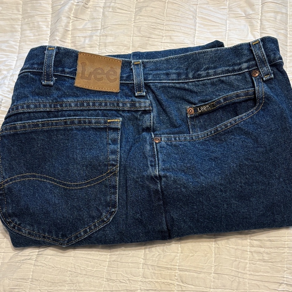 Lee Men's Deep Indigo Relaxed Jeans